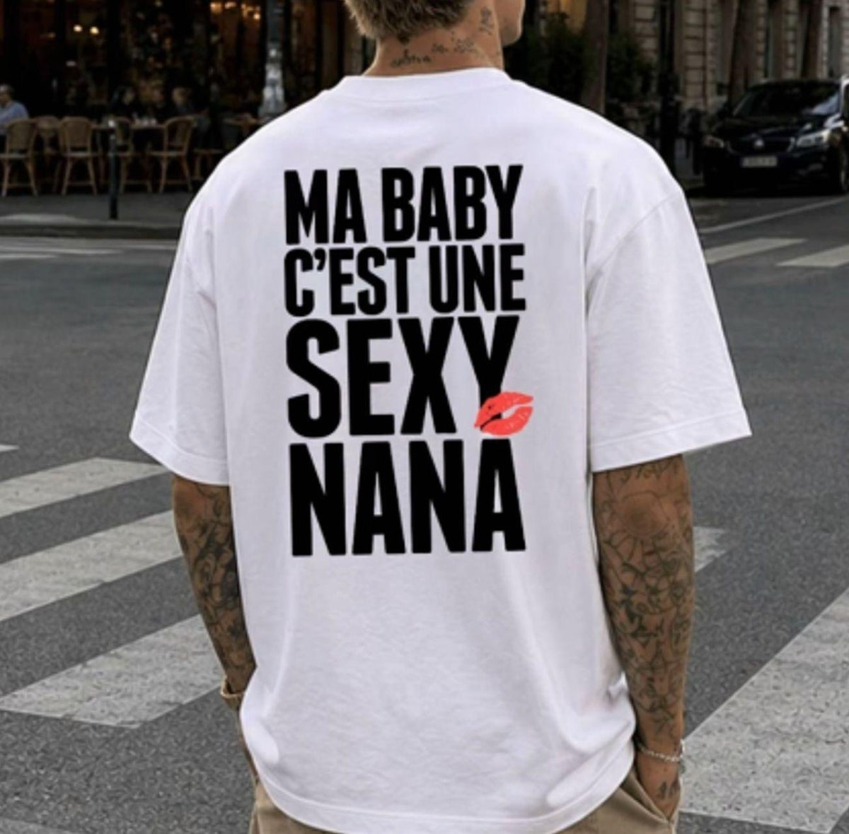 T-shirt Ma Baby c'est une Sexy Nana